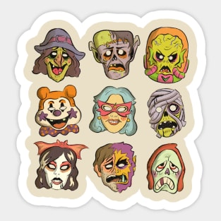 Retro Mask 1 Sticker